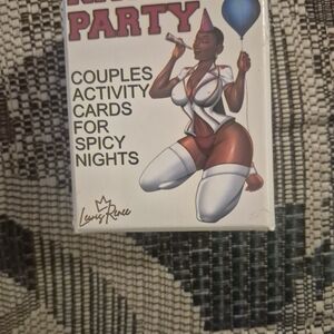 Couples Activity Cards Party Game - White & Red